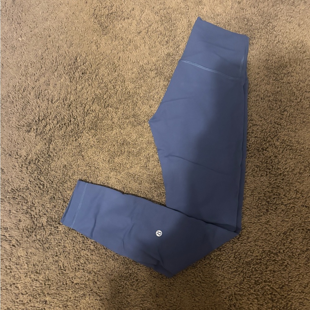 Lululemon x Orangetheory light Blue wunder train Leggings